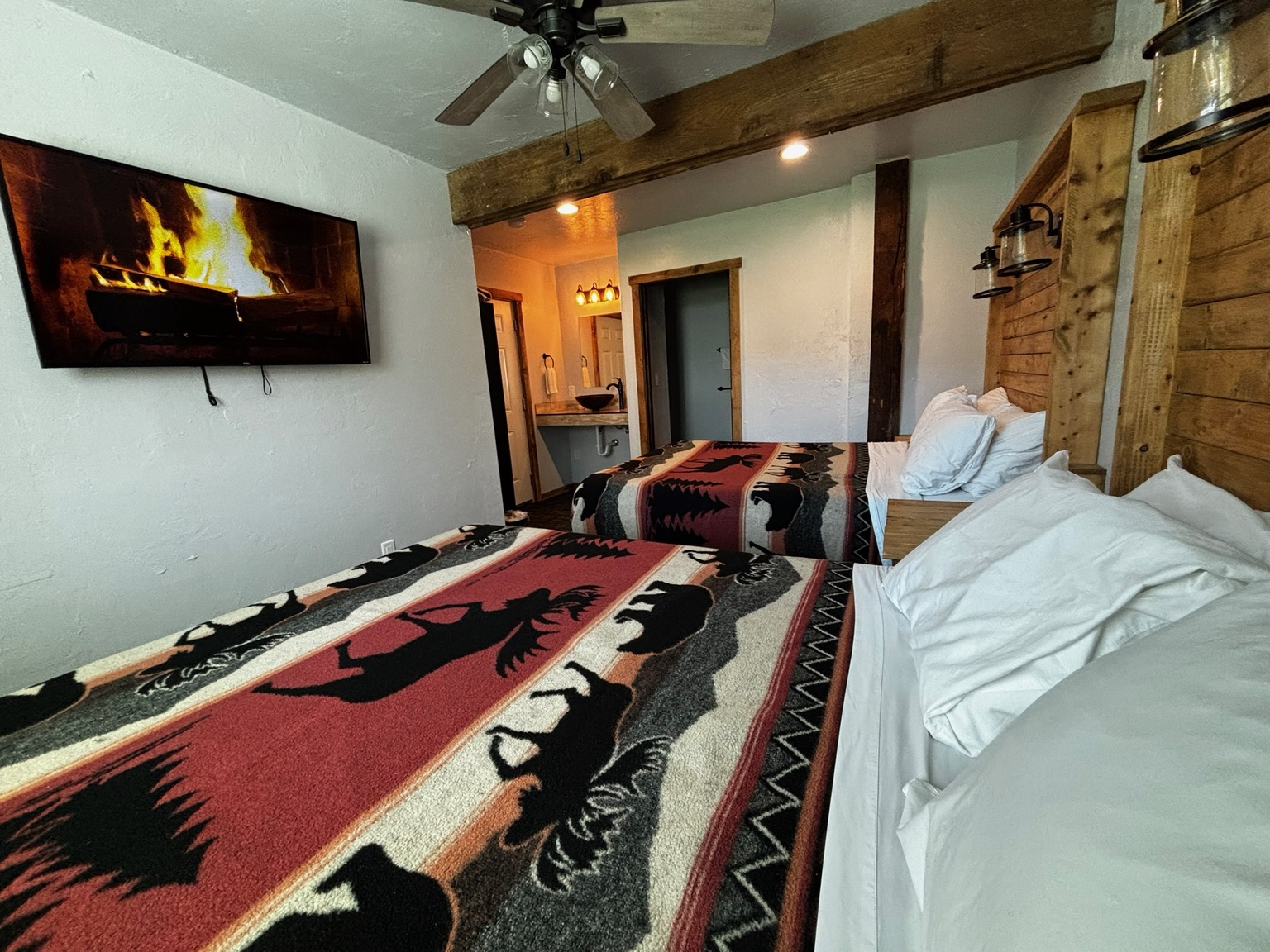 Room 102 with two queen beds